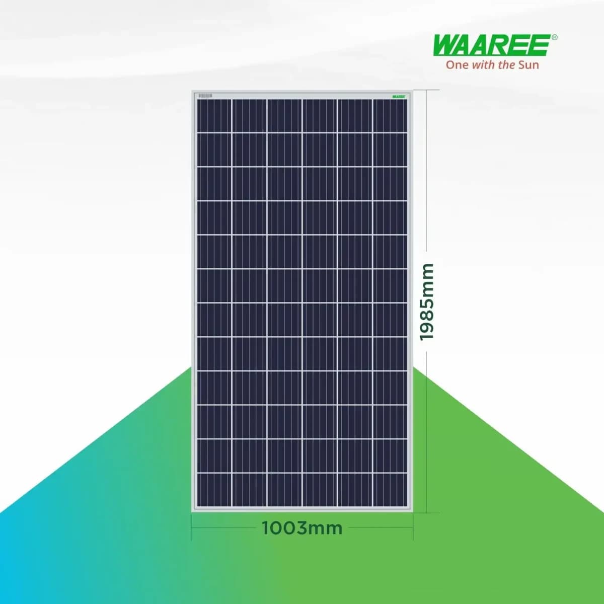 Waaree 335W Polycrystalline Solar Panel