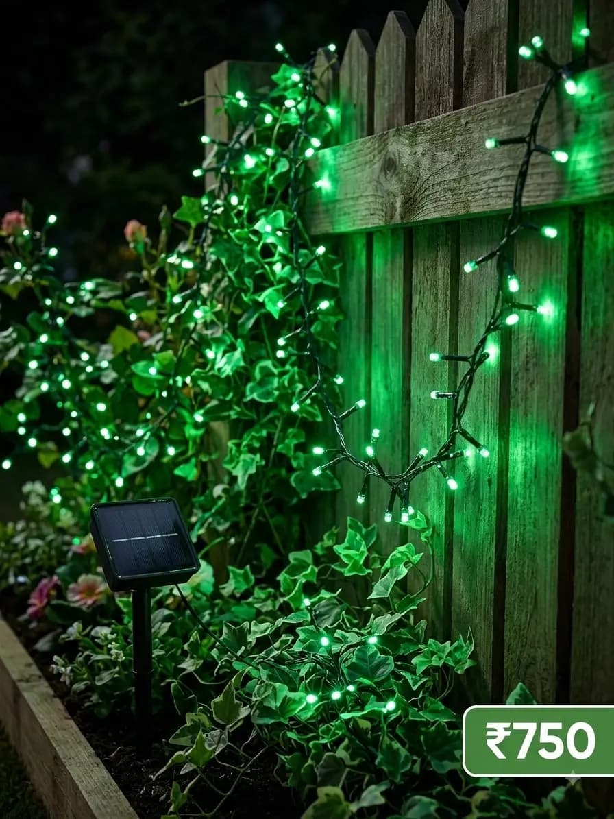 Solar Diwali Lite hundred LED green colour and multiple motions