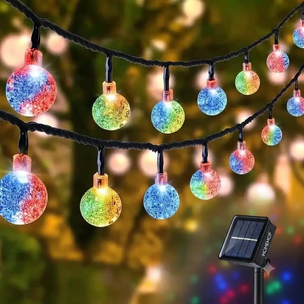 solar cristal ball multi colour