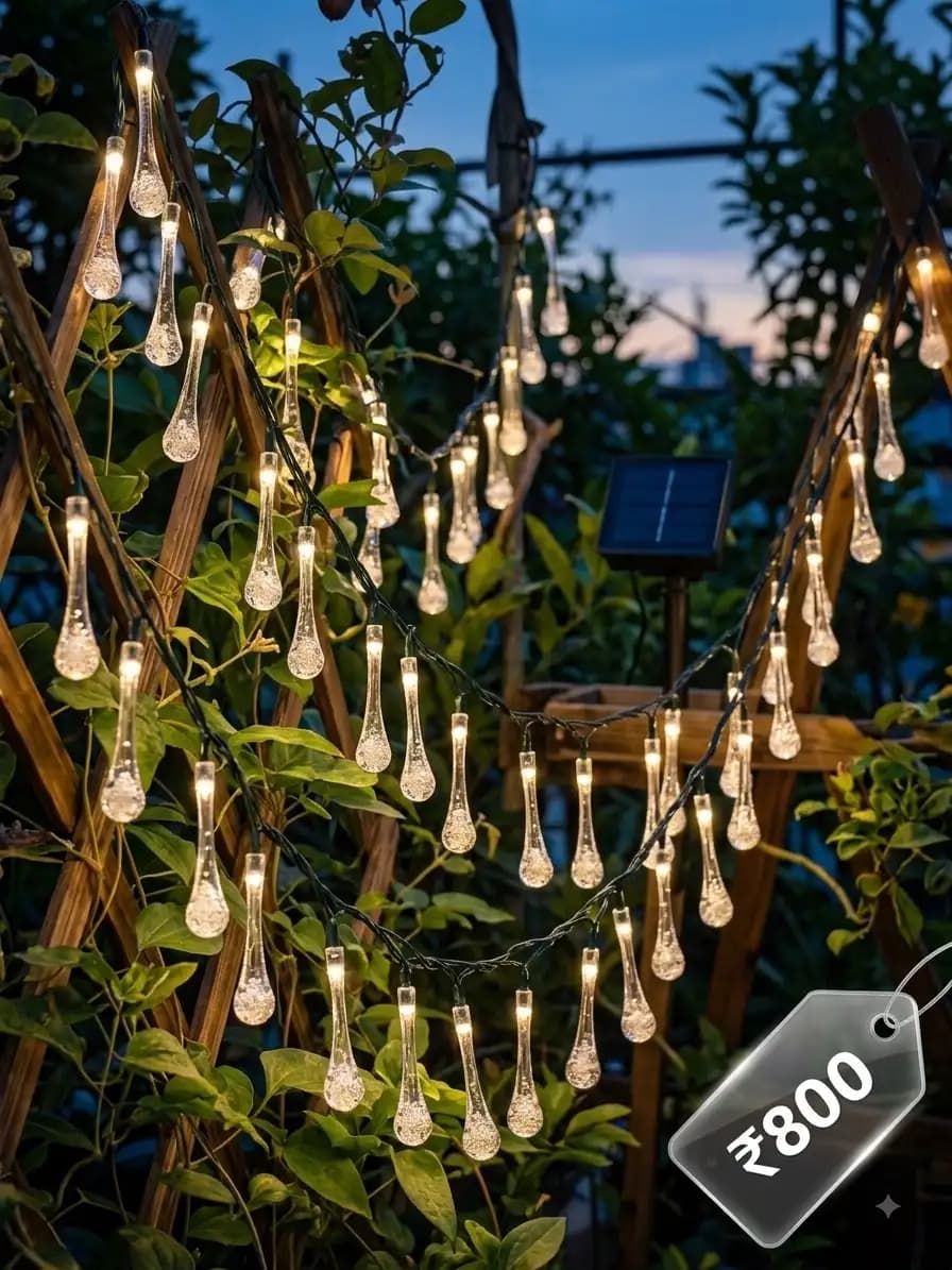 Solar water drops warm