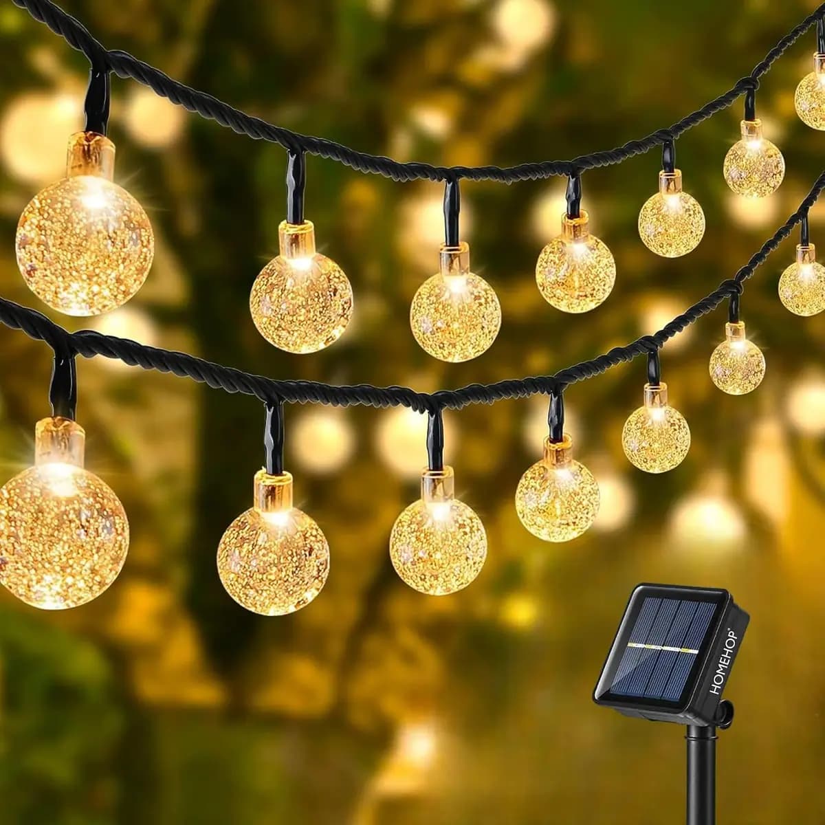Decorative Solar cristal LED Ball Light for Lawns