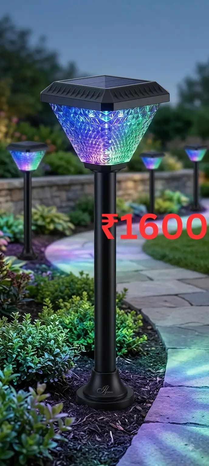 Solar path way multi colour